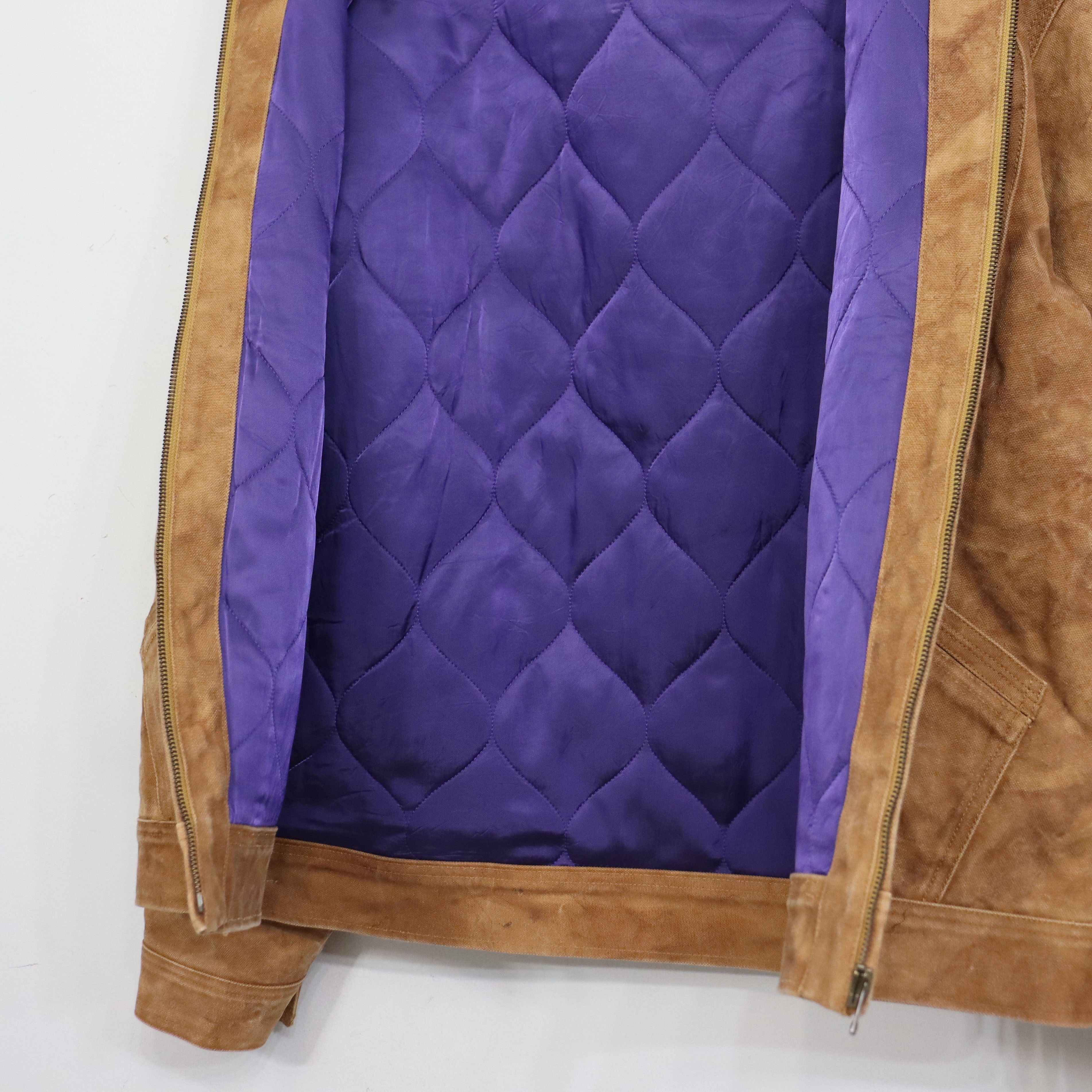 Zipped Work Jacket - Duck Canvas / Kakishibu Dye – TAMANIWA