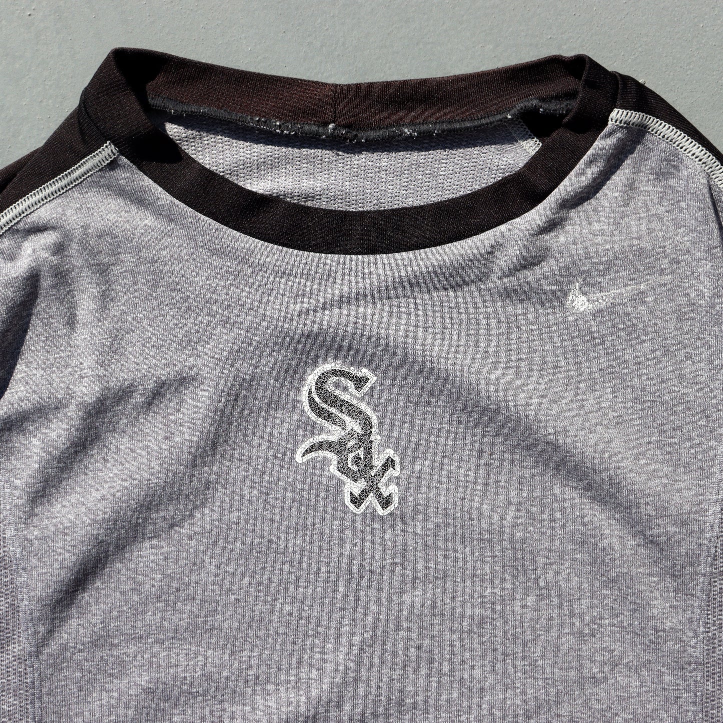 Used (NIKE) White Sox Training L/S Tee (F)