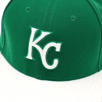 used : (Newera) 5950 KC Royals 2tone Cap (K)