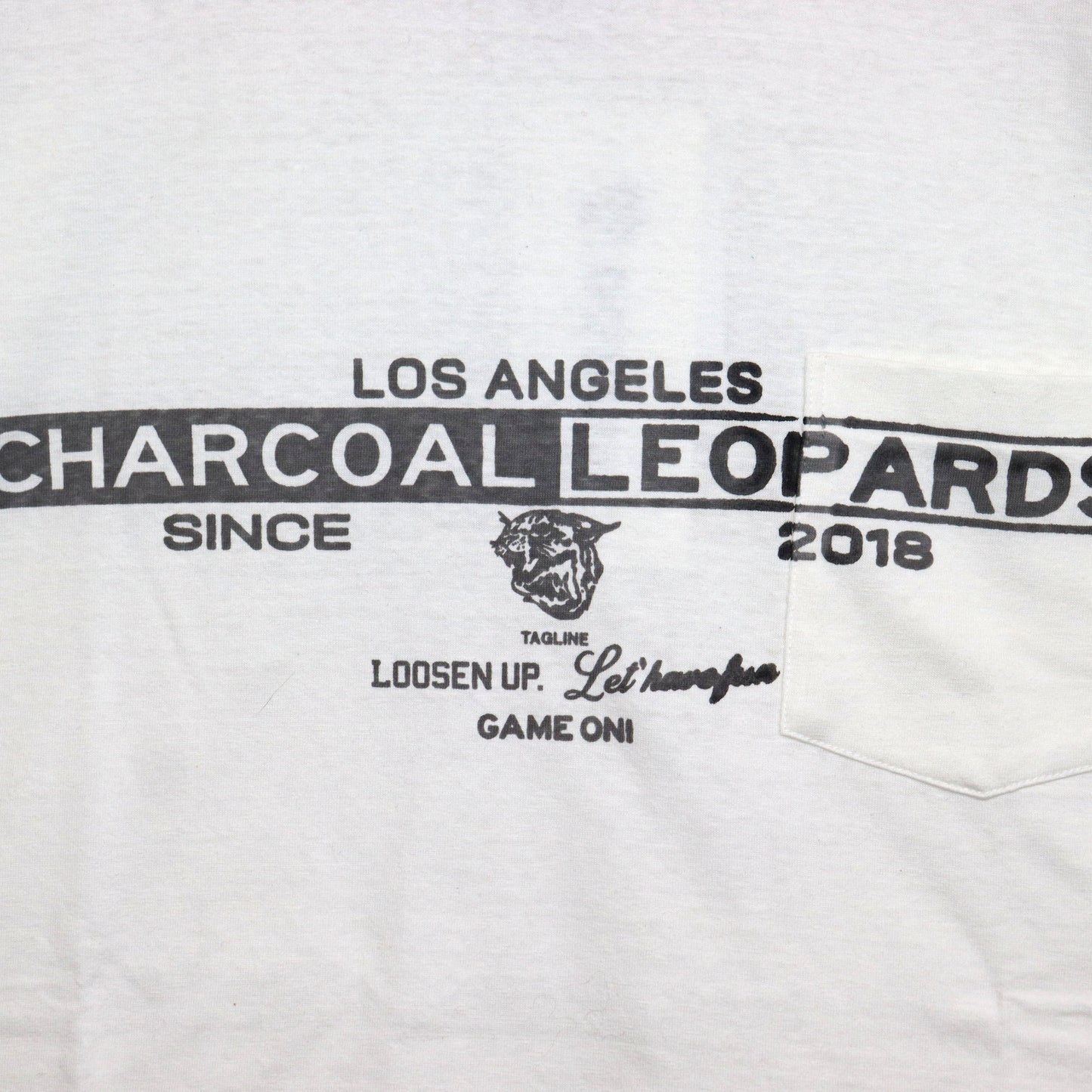 Charcoal×Americana :  Leopards Print Tee