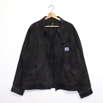 Needles：Zipped Work Jacket - C/L Canvas / Sumi Dye
