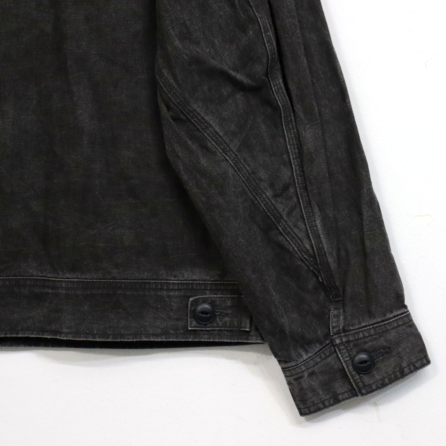 Needles：Zipped Work Jacket - C/L Canvas / Sumi Dye