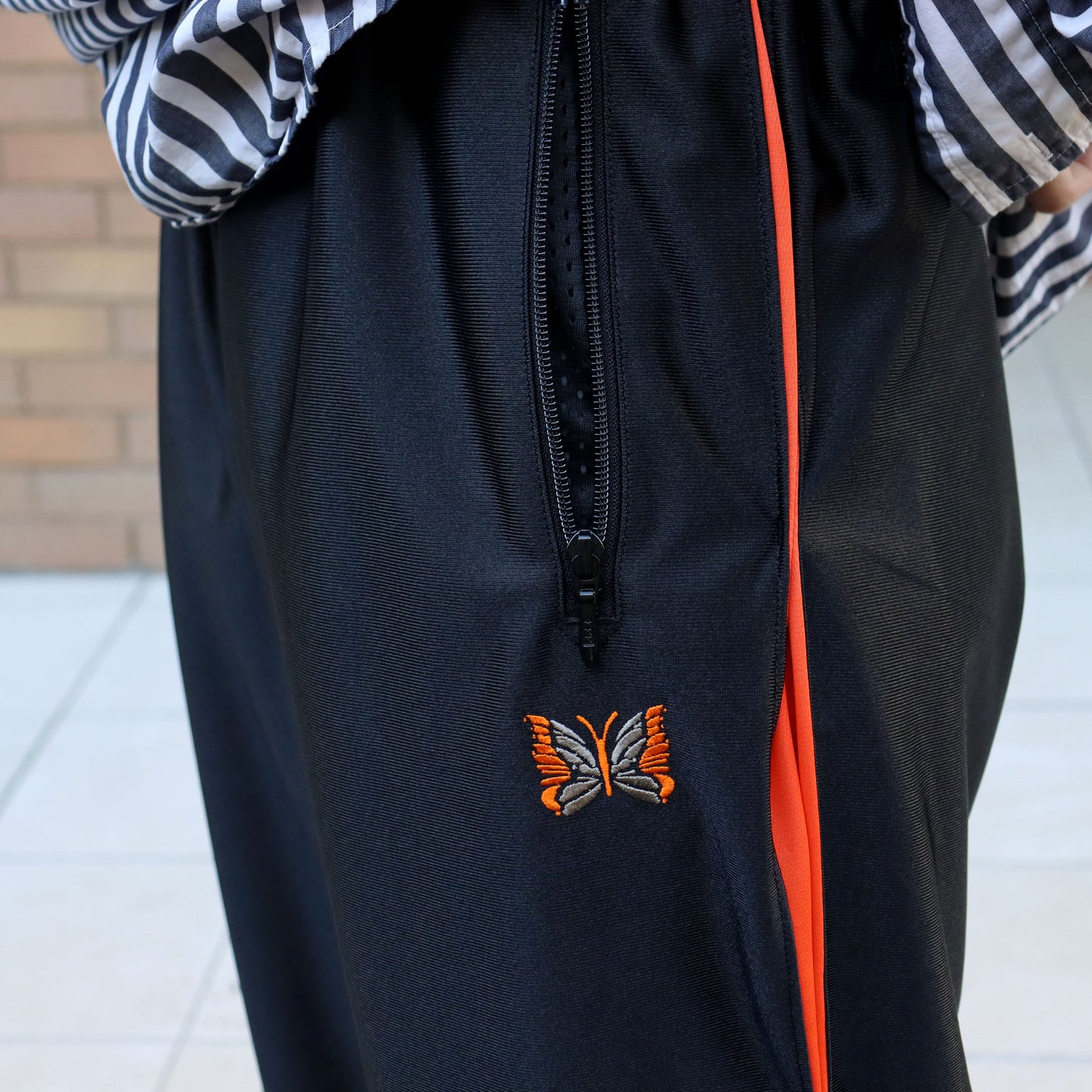 Needles: Track Pants - Tricot Sateen - BLACK