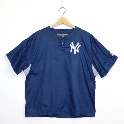 used : (Starter) NY Yankees Pullover Nylon S/S Tee