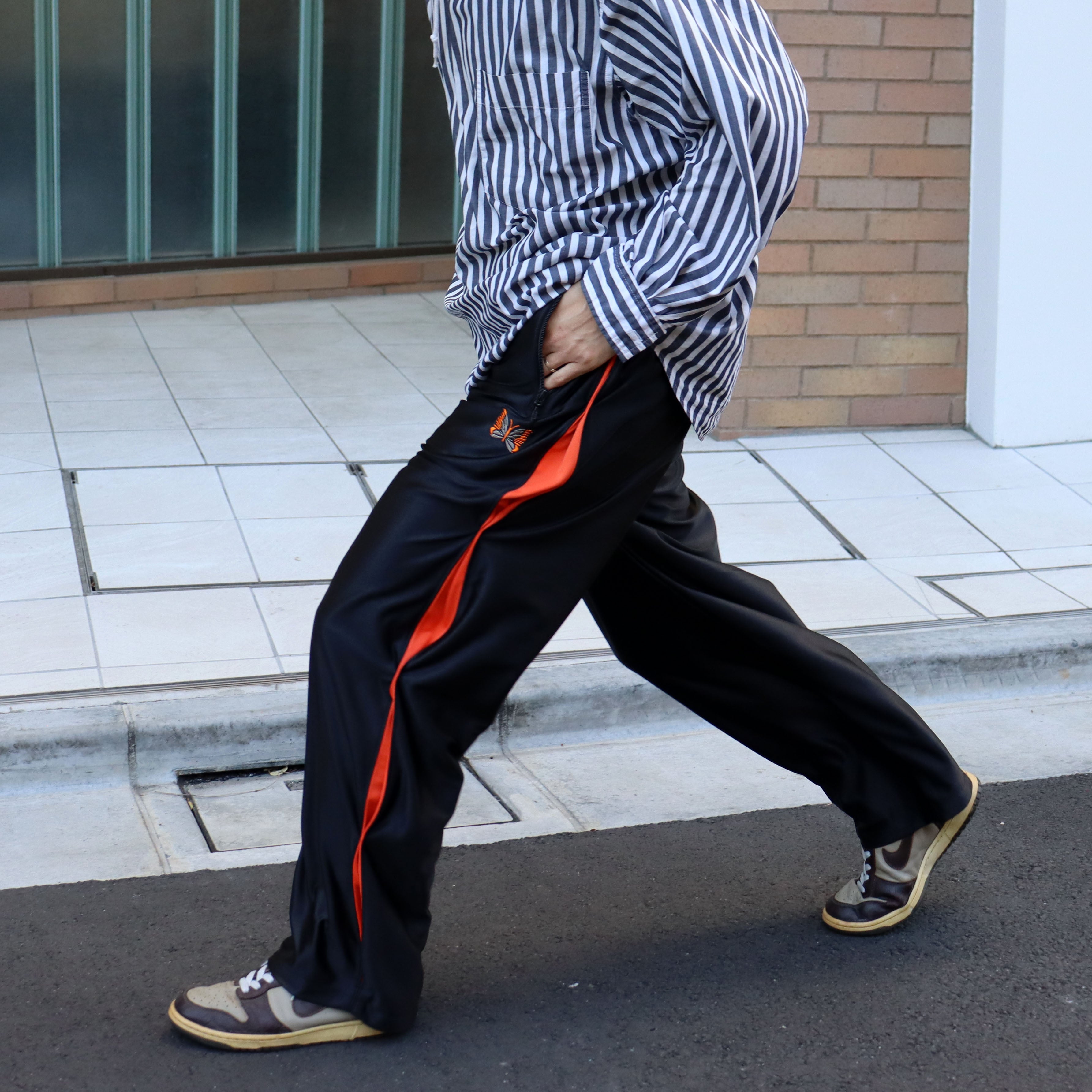 パンツ Needles track pant Needles H.D. Track Pants Poly Smooth LHP Exclusive Colorway grey