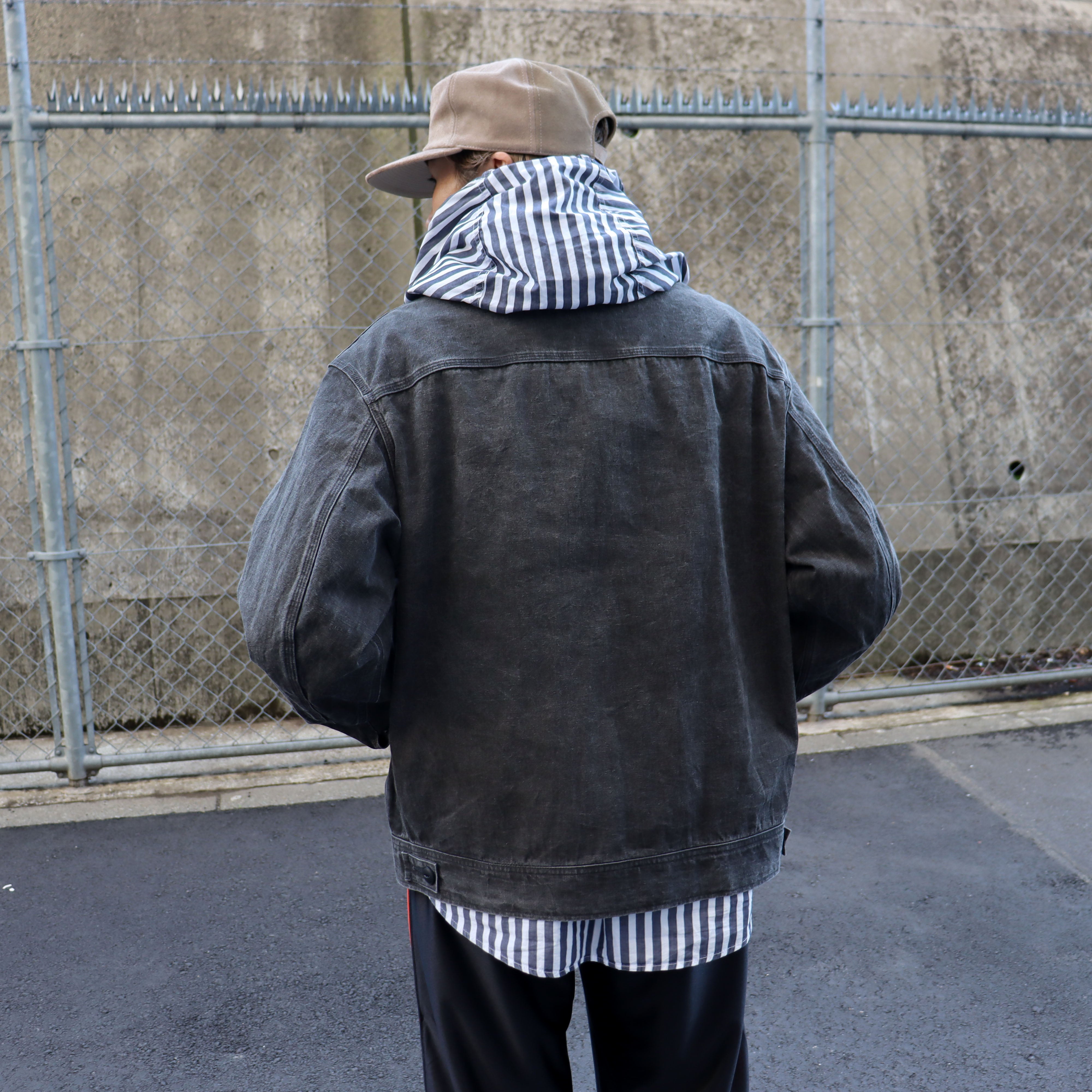 Needles: Zipped Work Jacket - C/L Canvas / Sumi Dye – TAMANIWA