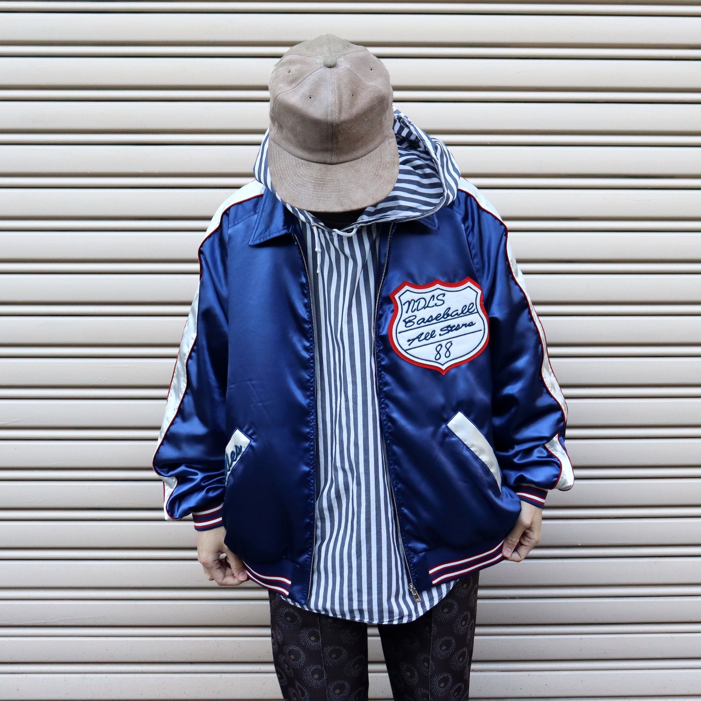 Needles：Stadium Jacket - Poly Sateen