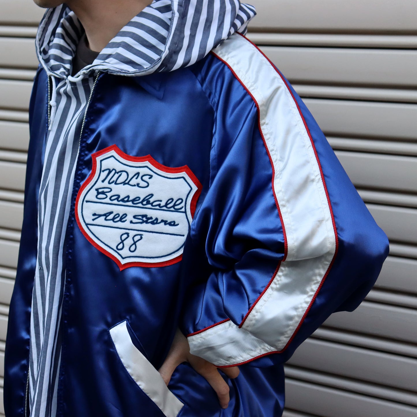 Needles：Stadium Jacket - Poly Sateen