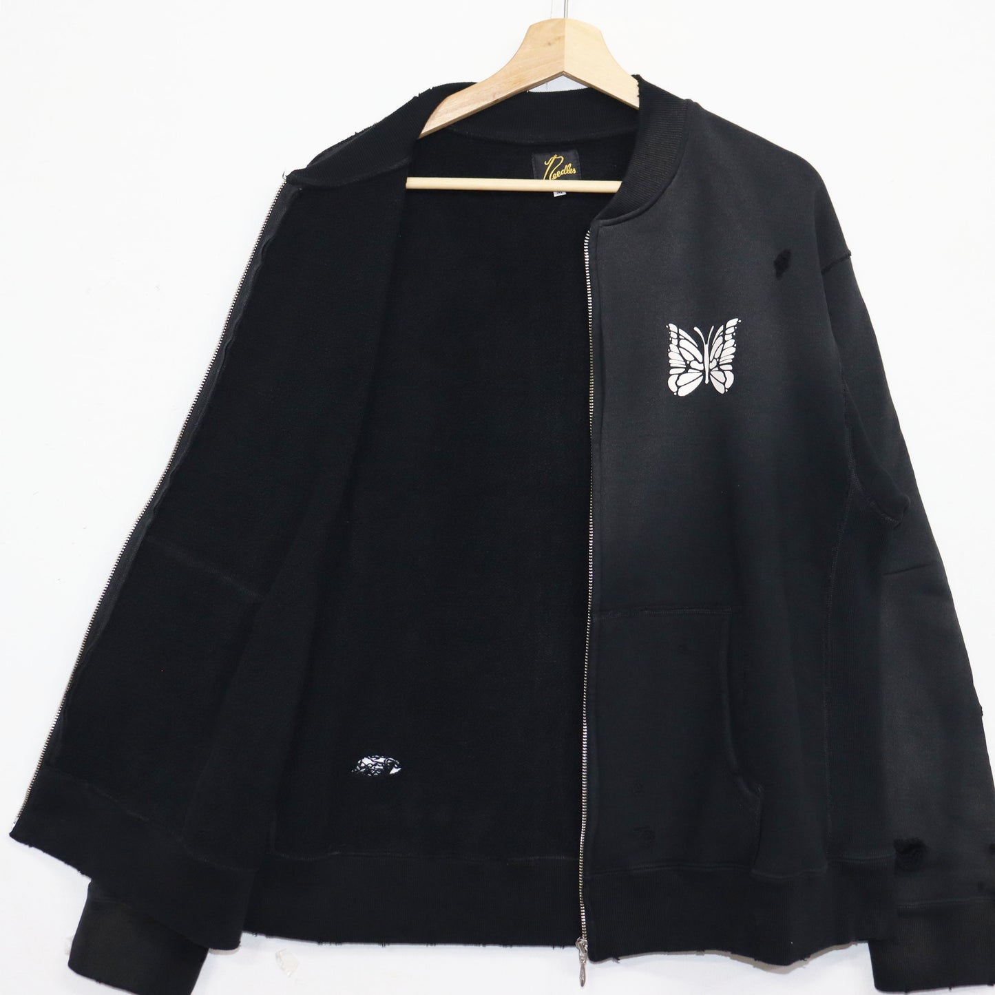 Needles：Deconstructed Zipped Sweat