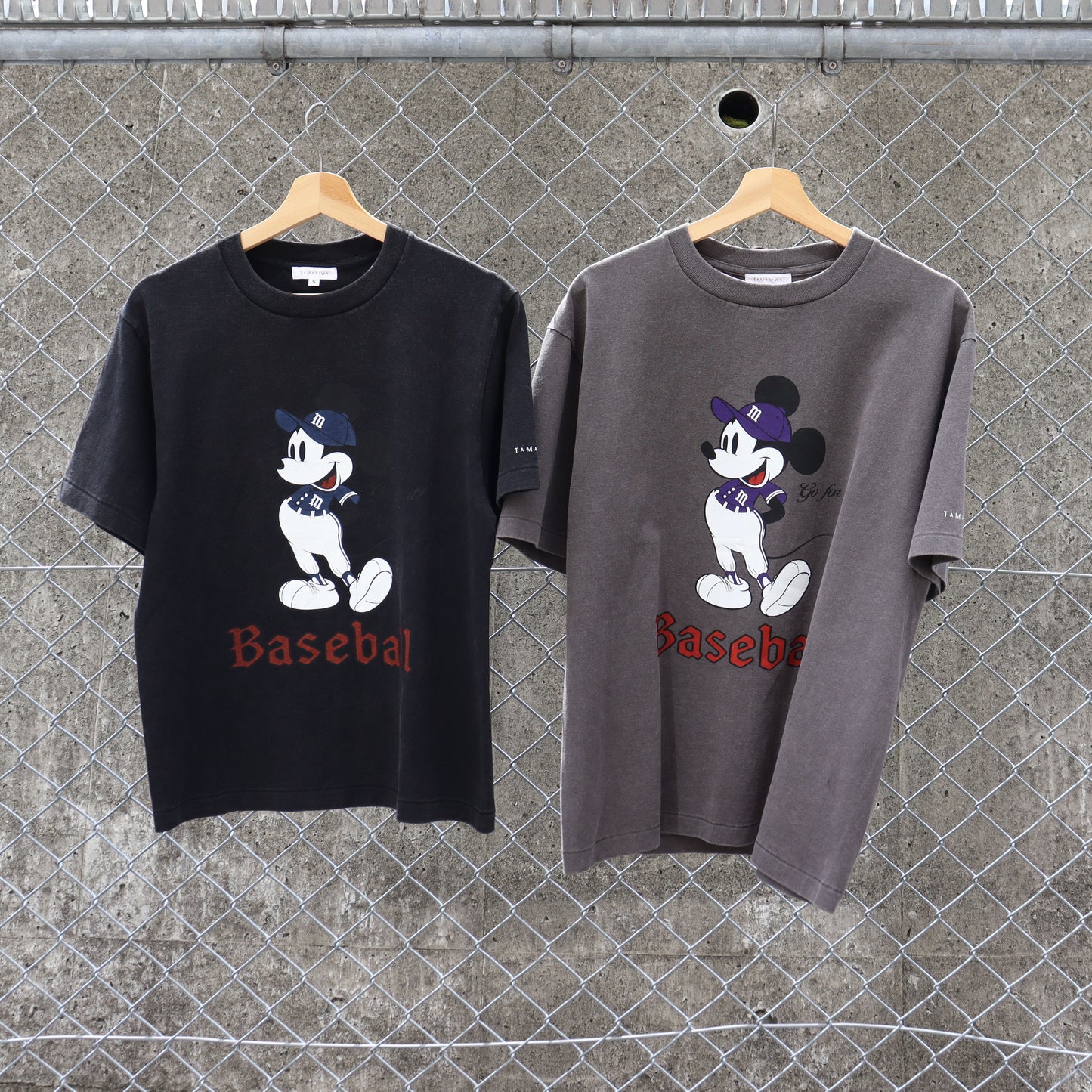 TAMANIWA x RUSSELL x Disney: B MICKEY SWEAT [Grey]