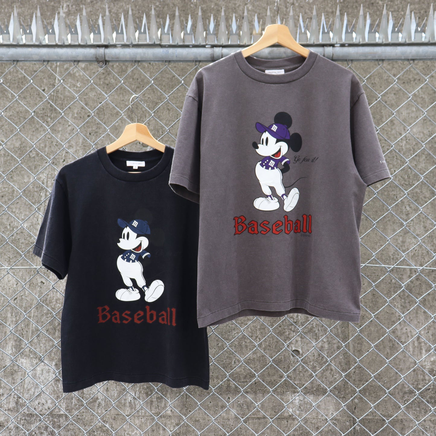 TAMANIWA x RUSSELL x Disney: B MICKEY SWEAT [Grey]