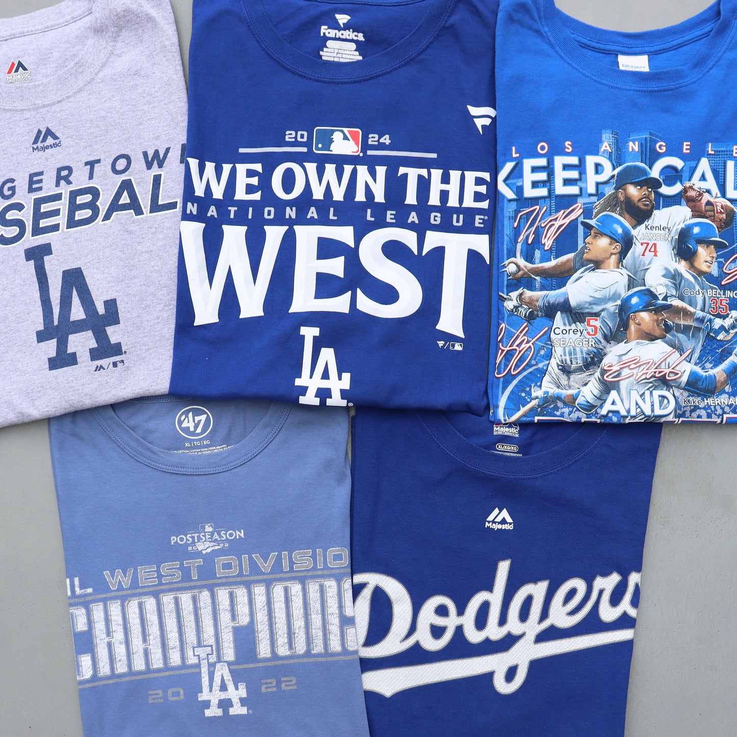 used : Dodgers “KEEP CALM AND BLUE!” Tee