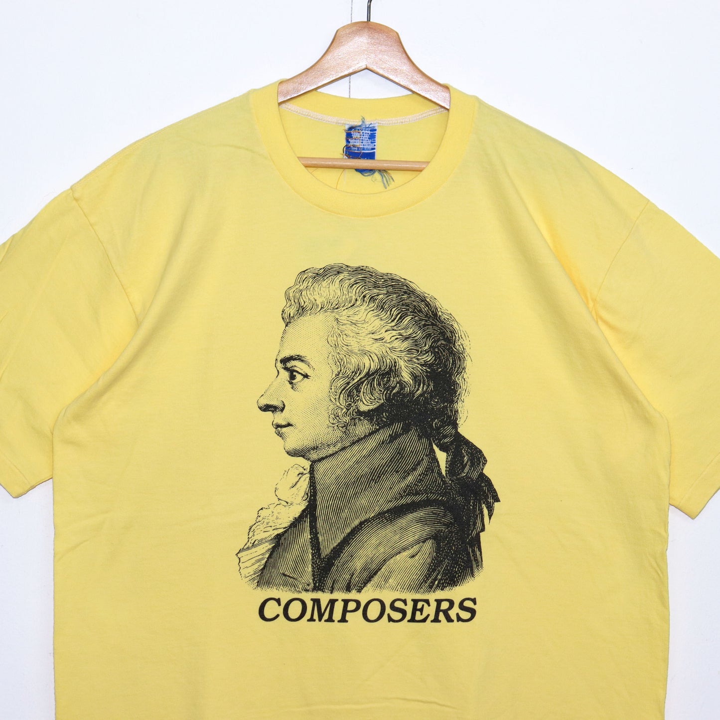 Copycat : Composer S/S Tee (Mozart) - YELLOW