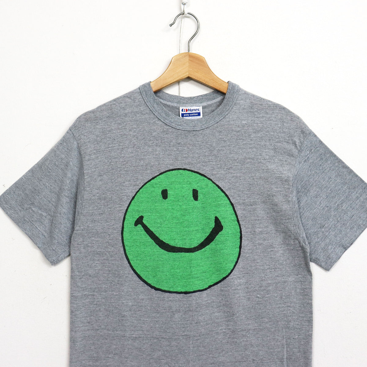 Copycat : Smile S/S Tee- Grey×Green