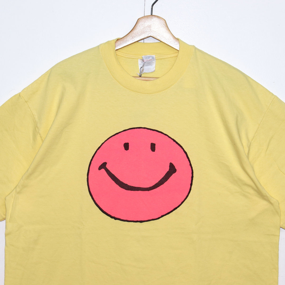 Copycat : Smile S/S Tee- Yellow×Pink