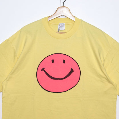 Copycat : Smile S/S Tee- Yellow×Pink
