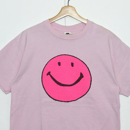Copycat : Smile S/S Tee- Pink×Pink