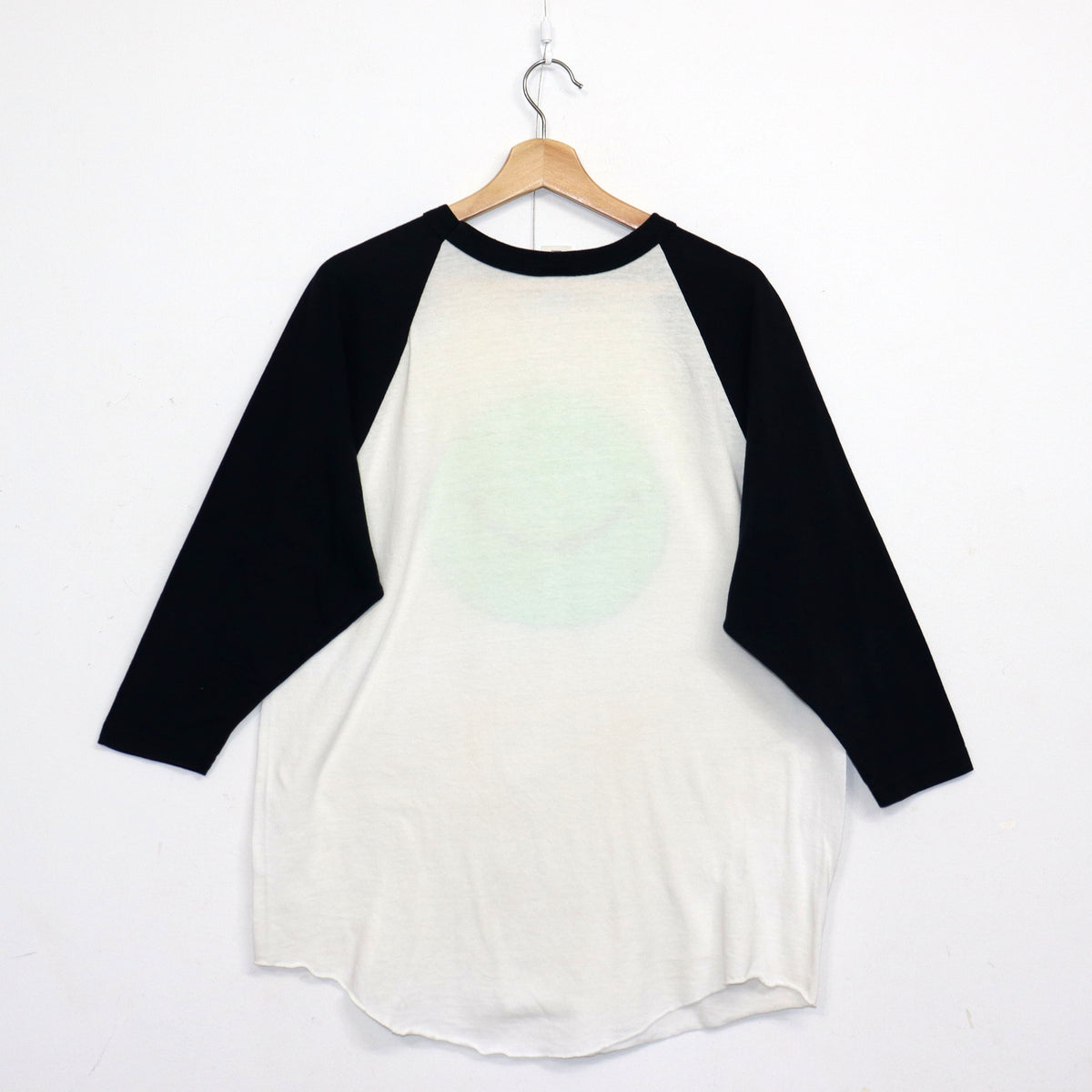 Copycat : Smile Raglan Tee - Black×Green