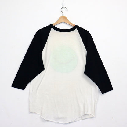 Copycat : Smile Raglan Tee - Black×Green