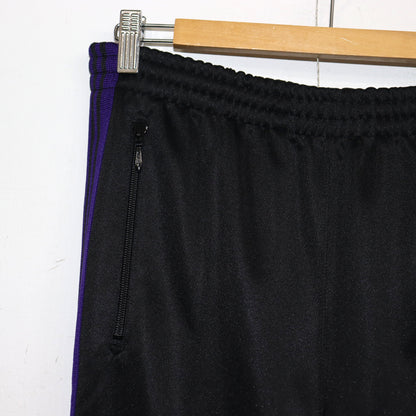 Needles : Track Pant - Poly Smooth 【BLACK×PURPLE】