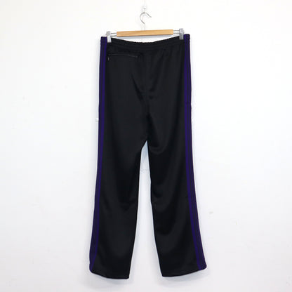 Needles : Track Pant - Poly Smooth 【BLACK×PURPLE】