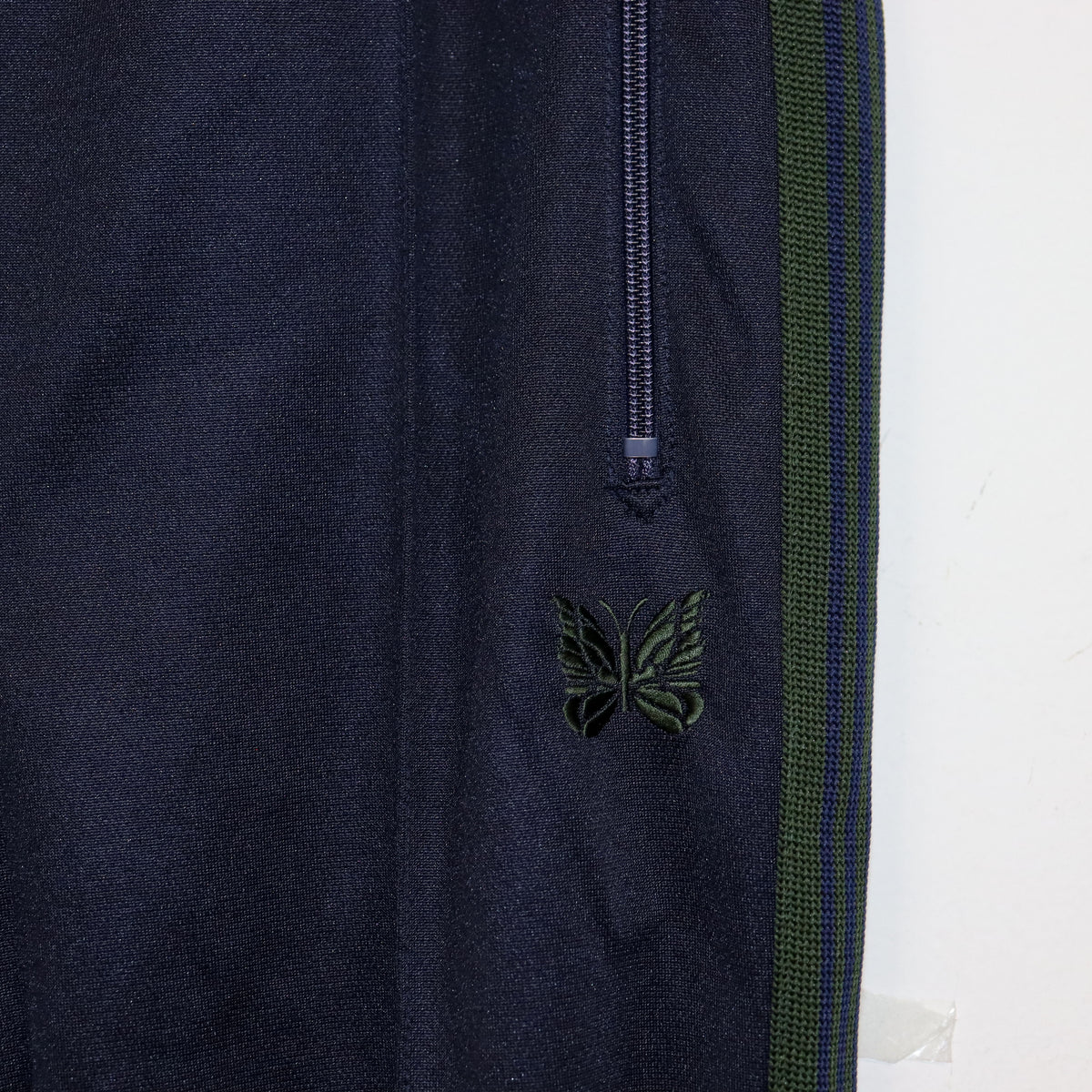 Needles : Track Pant - Poly Smooth 【NAVY×GREN】