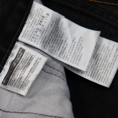 used : (Levi's) 505 Black Denim Jeans / W34L36