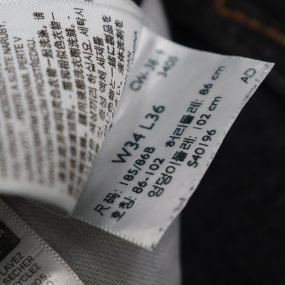 used : (Levi's) 505 Black Denim Jeans / W34L36
