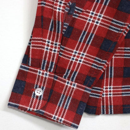 Needles : One-Up Shirt - Printed Flannel / Plaid 【RED×NAVY】