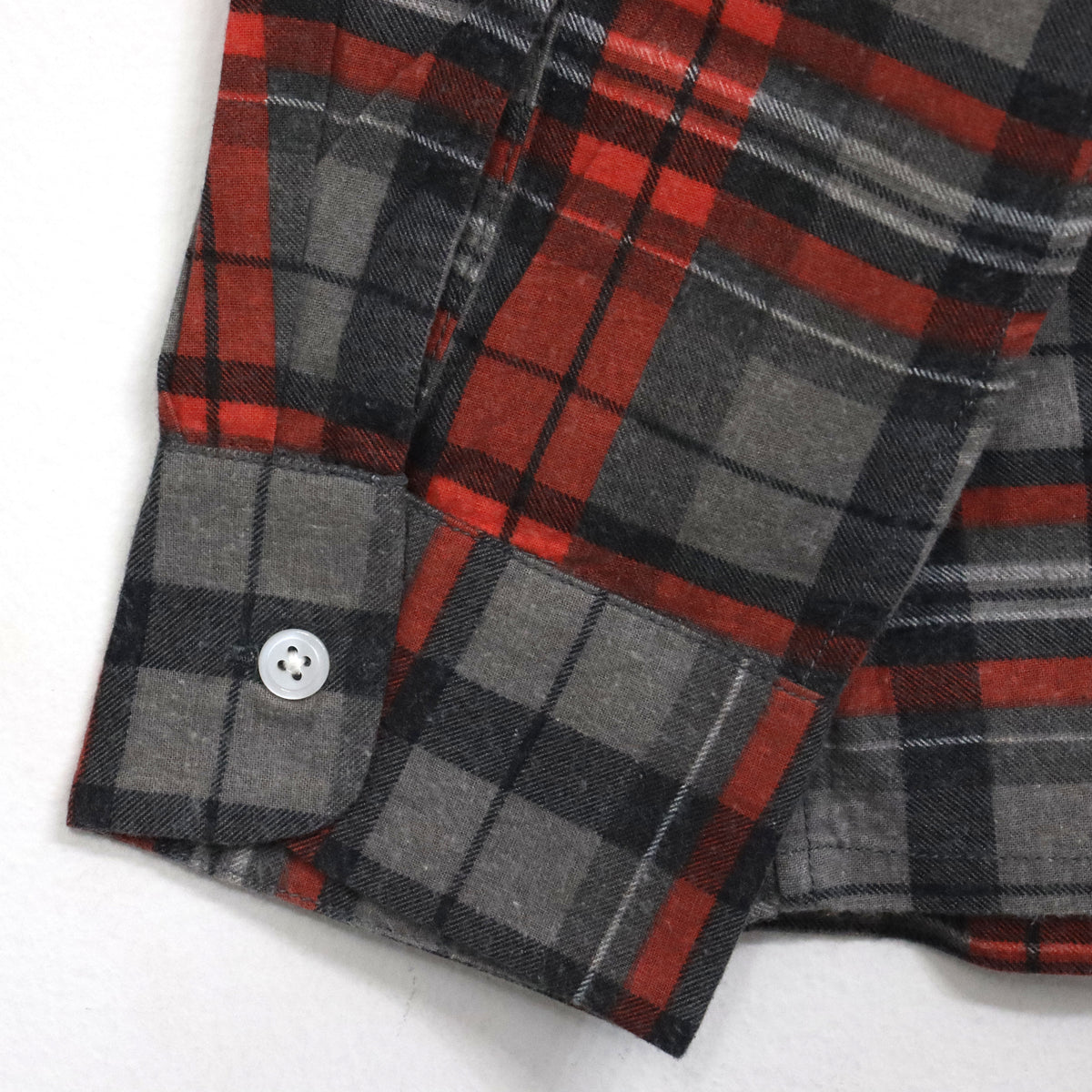 Needles : One-Up Shirt - Printed Flannel / Plaid 【RED×GREY】