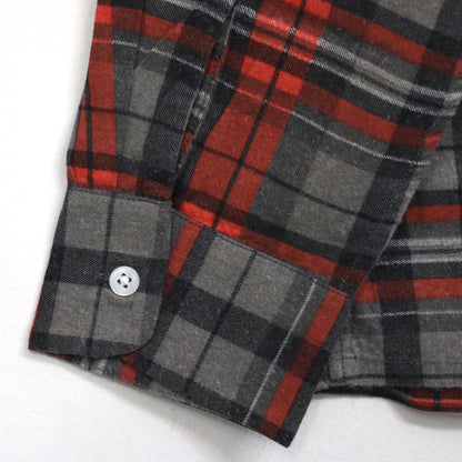 Needles : One-Up Shirt - Printed Flannel / Plaid 【RED×GREY】
