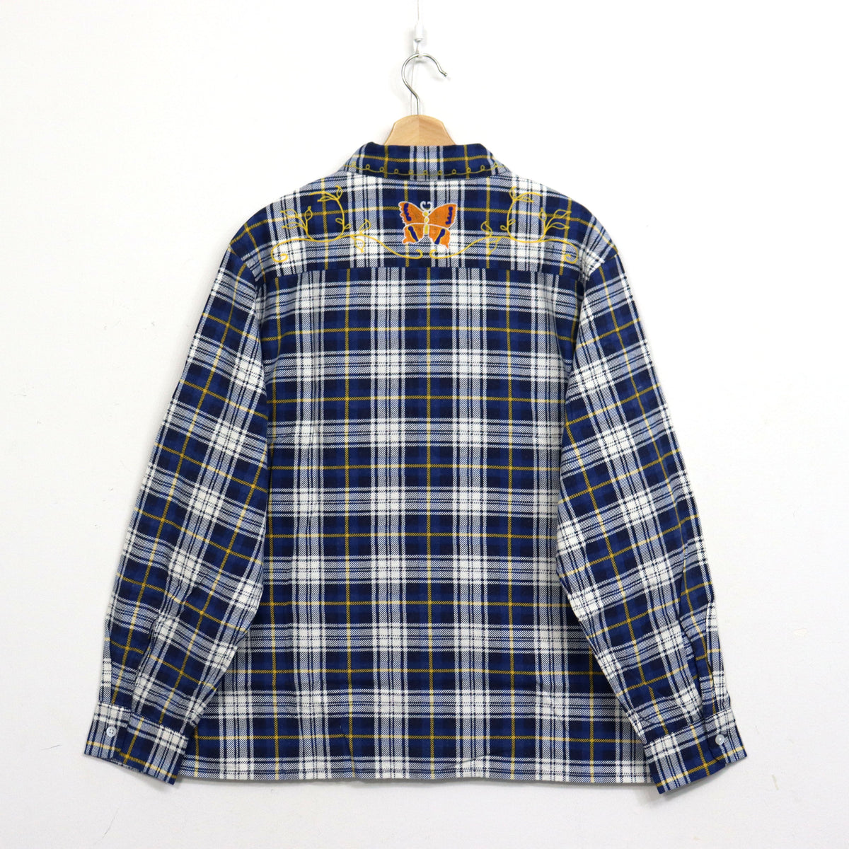 Needles : One-Up Shirt - Printed Flannel / Plaid 【BLUE×WHITE】