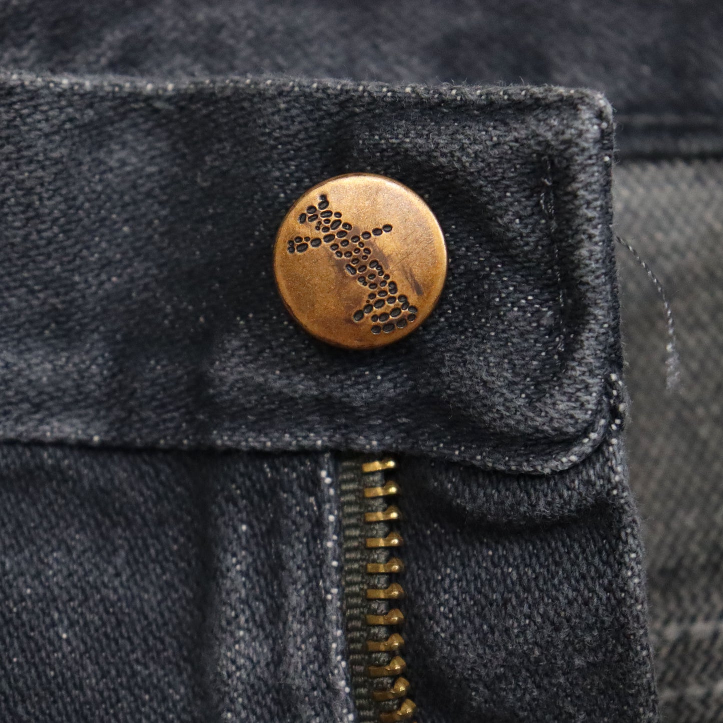 used: (Wrangler) 936CHG Black Denim Jeans / W34L32