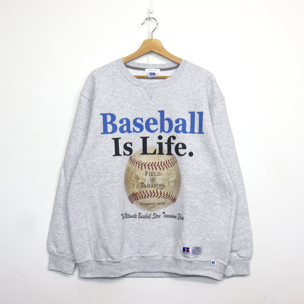 TAMANIWA×RUSSELL : TR-6 BASEBALL IS LIFE SWEAT