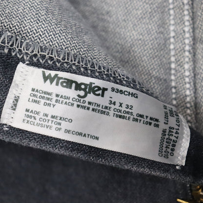 used: (Wrangler) 936CHG Black Denim Jeans / W34L32