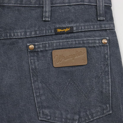 used: (Wrangler) 936CHG Black Denim Jeans / W34L32