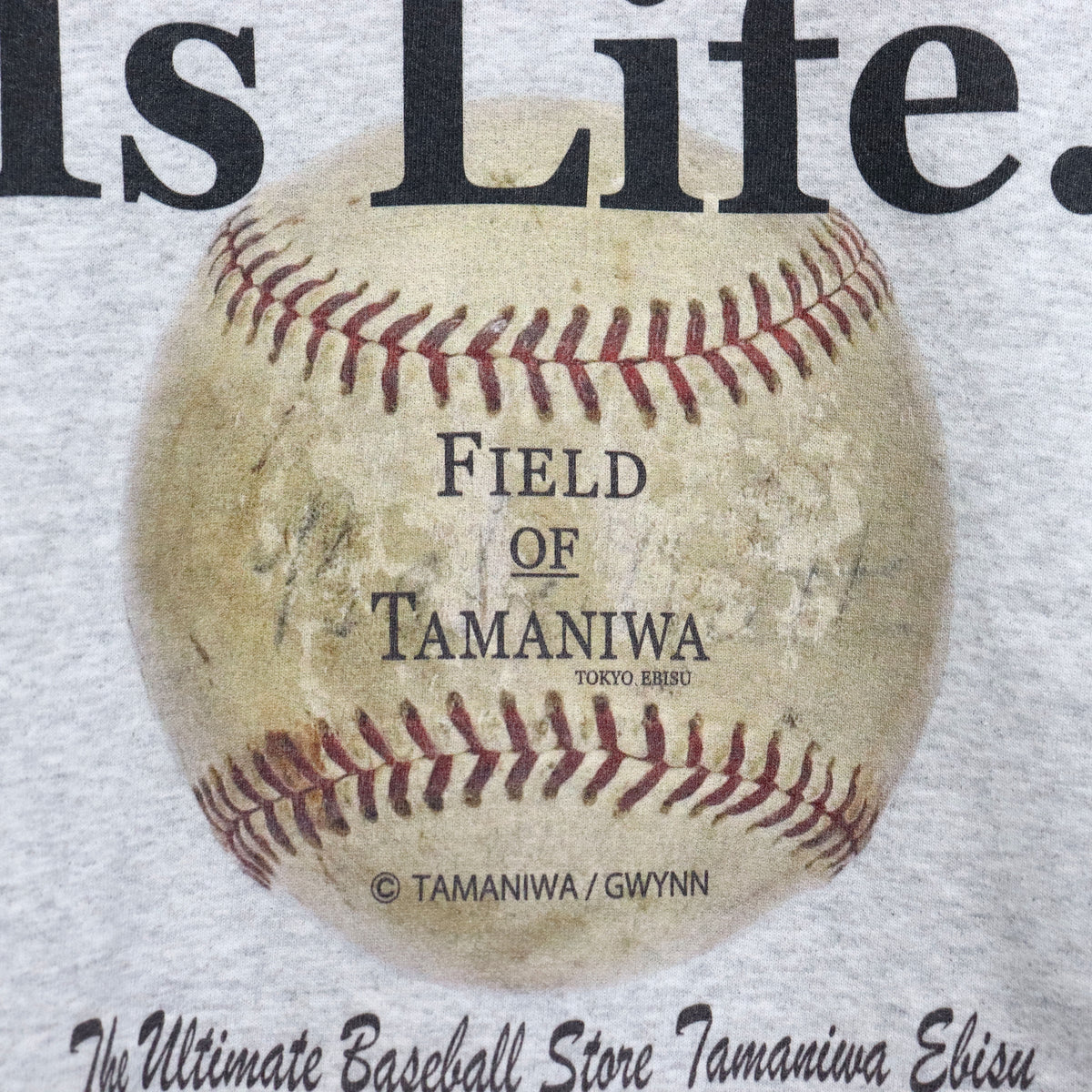 TAMANIWA×RUSSELL : TR-6 BASEBALL IS LIFE SWEAT