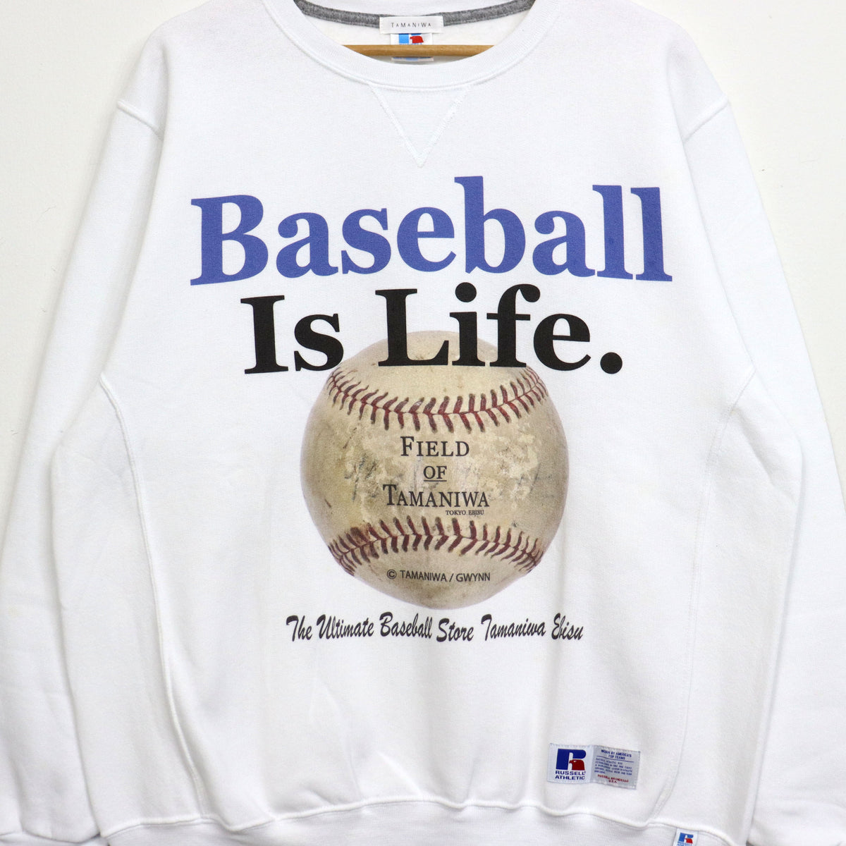 TAMANIWA×RUSSELL : TR-6 BASEBALL IS LIFE SWEAT