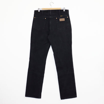 used: (Wrangler) 936WBK Black Denim Jeans / W34L34