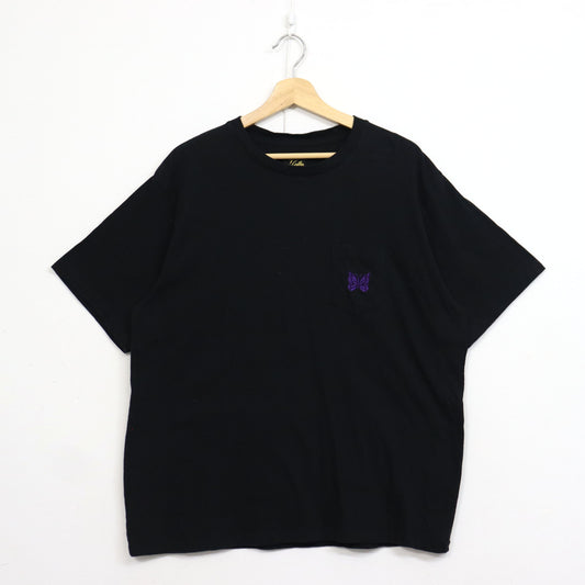 Needles : S/S Pocket Tee - Cotton Jersey - BLACK