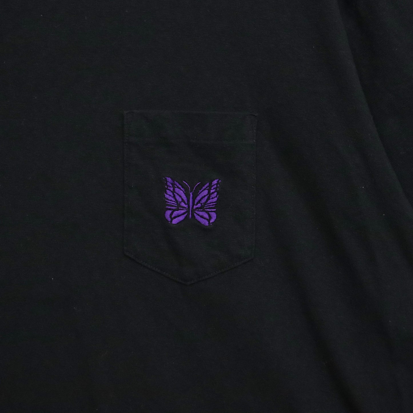 Needles : S/S Pocket Tee - Cotton Jersey - BLACK