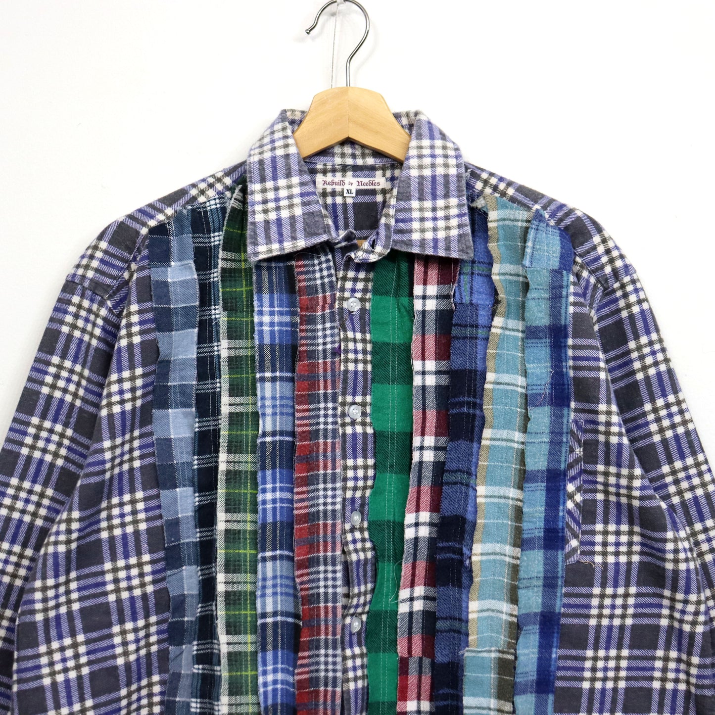 Rebuild by Needles :  Flannel Shiirt - Ribbon Shirt #64