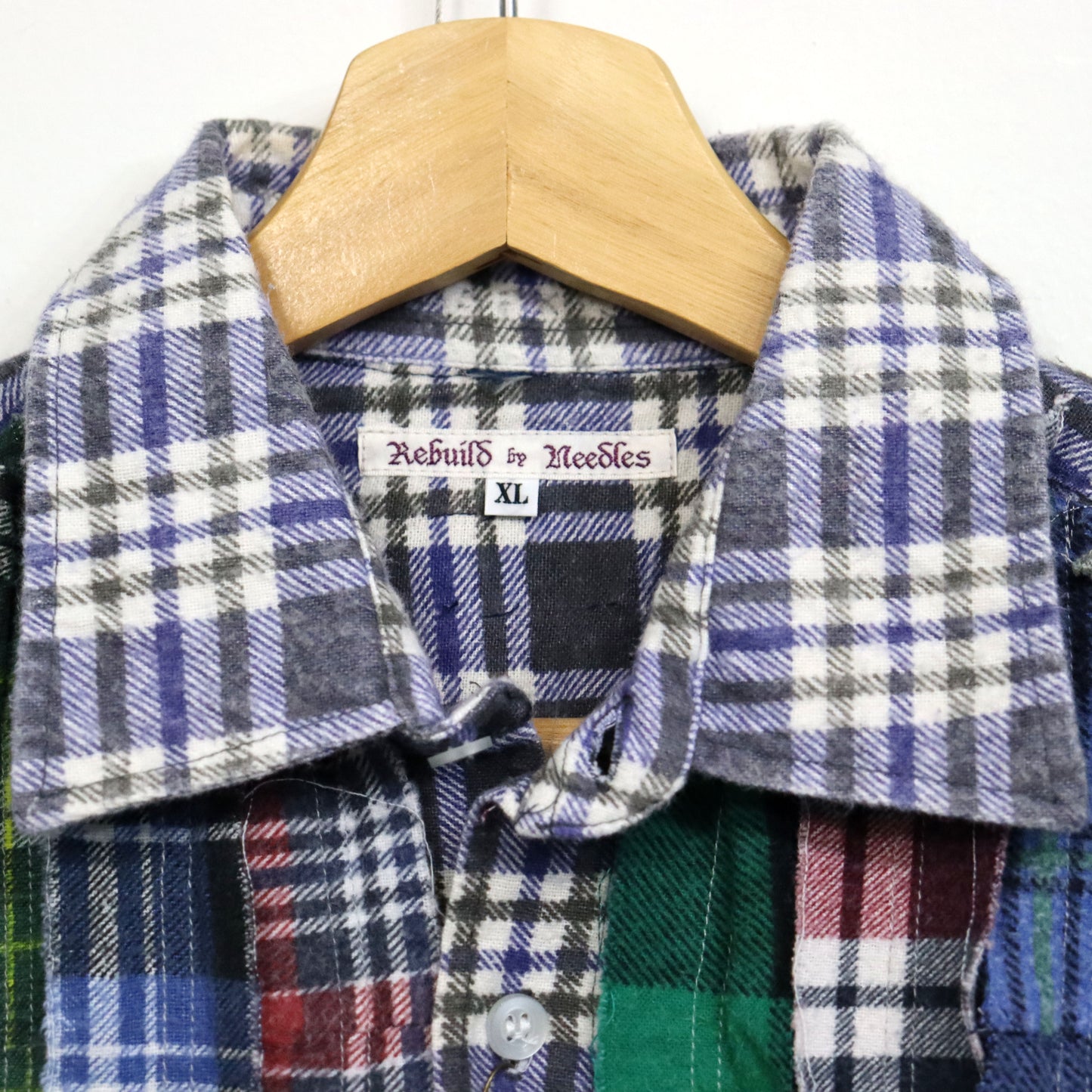 Rebuild by Needles :  Flannel Shiirt - Ribbon Shirt #64