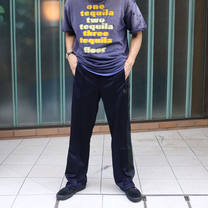 Needles : Track Pant - Poly Smooth 【NAVY×GREN】