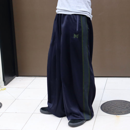 Needles : H.D. Track Pant - Poly Smooth 【NAVY×GREN】