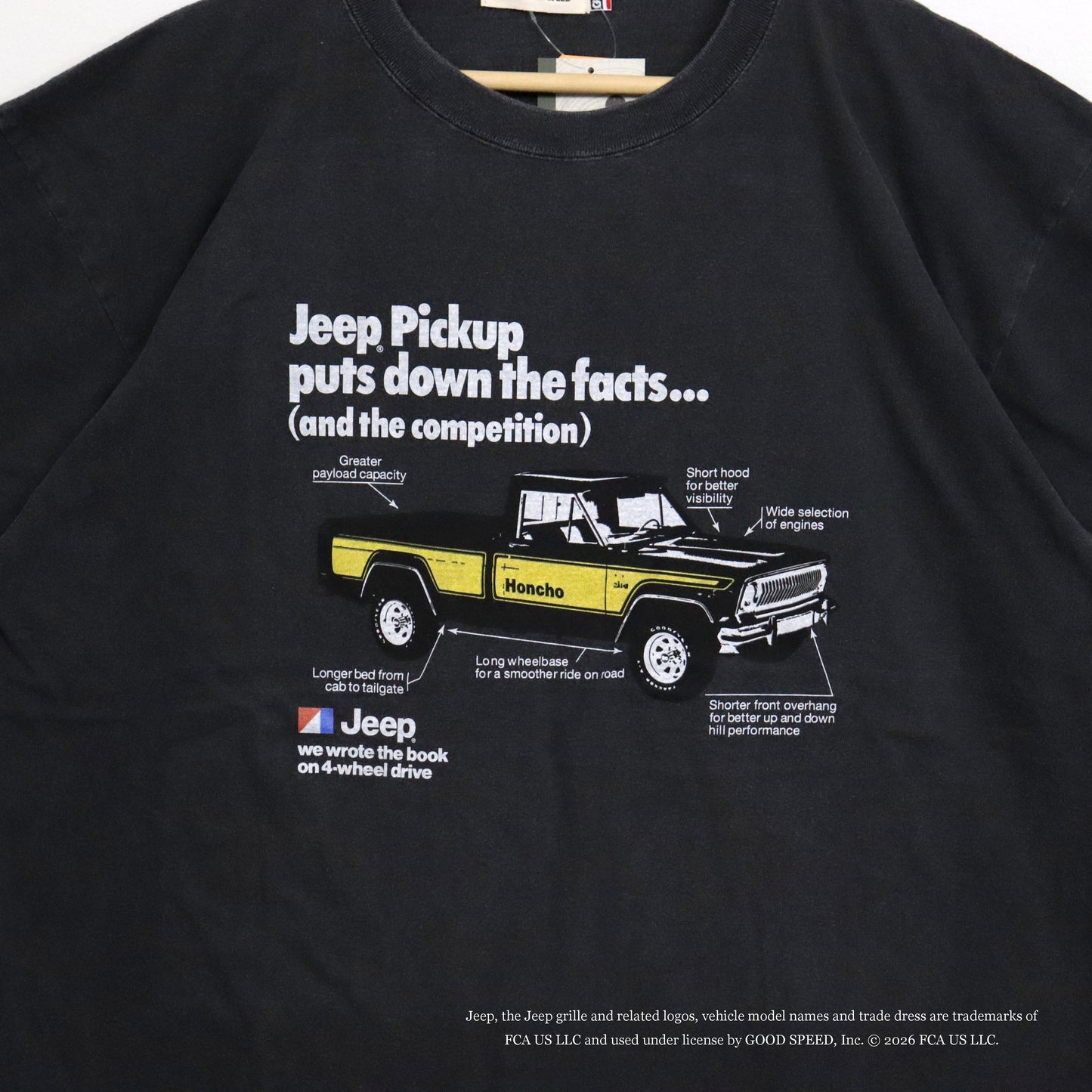 GOOD ROCK SPEED : Jeep® | ジープ S/S TEE - Honcho Truck