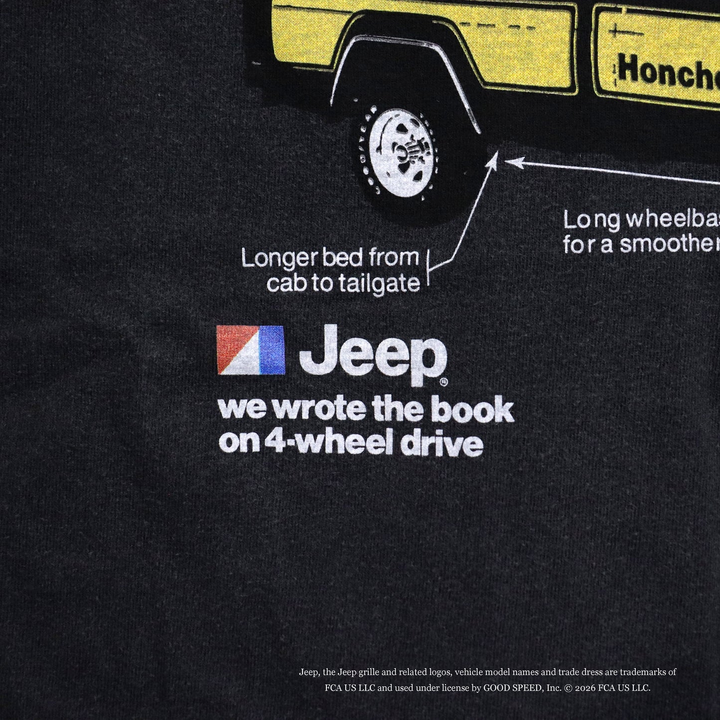 GOOD ROCK SPEED : Jeep® | ジープ S/S TEE - Honcho Truck