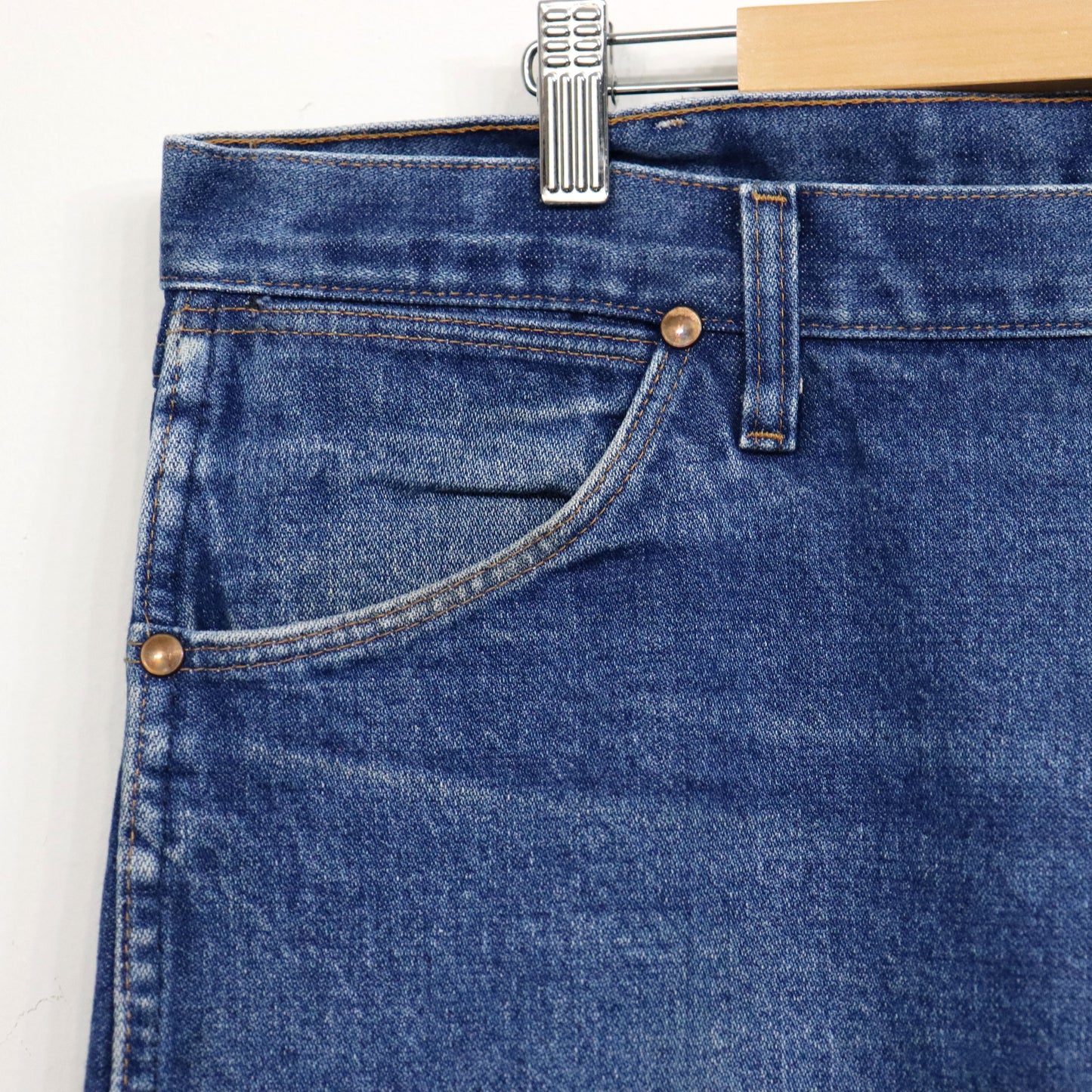 used : (Wrangler) 13MWZ Original Blue Denim Jeans / W40L30 #2