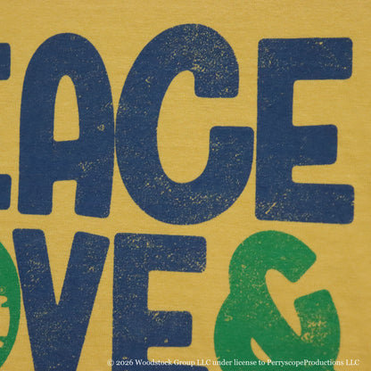GOOD ROCK SPEED : WOODSTOCK | PEACE LOVE&MUSIC ART S/S TEE