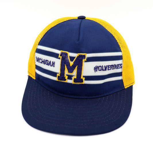used : Michigan wolverines Mesh Cap 1970's (F) 